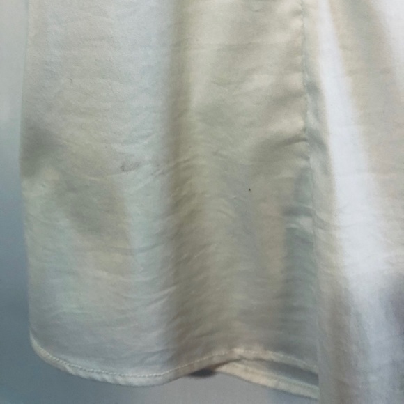 BCBG White Long Sleeve Blouse - Picture 6 of 7